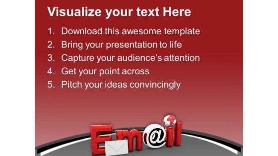 E Mail We Can Connect Globaly PowerPoint Templates Ppt Backgrounds For Slides 0813