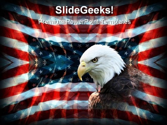 Eagle01 Animal PowerPoint Template 1110