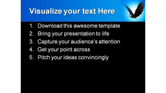 Eagle Flying Animals PowerPoint Themes And PowerPoint Slides 0211