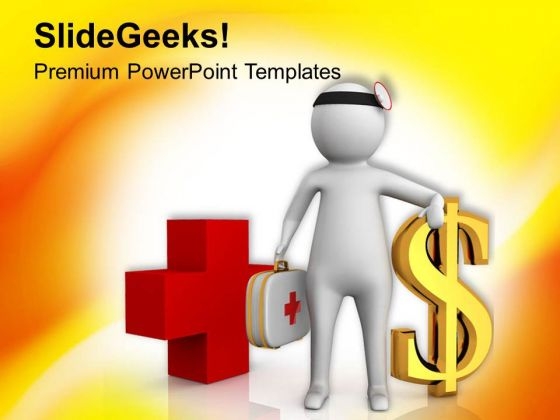 Earn Good Money Being A Doctor PowerPoint Templates Ppt Backgrounds For Slides 0713