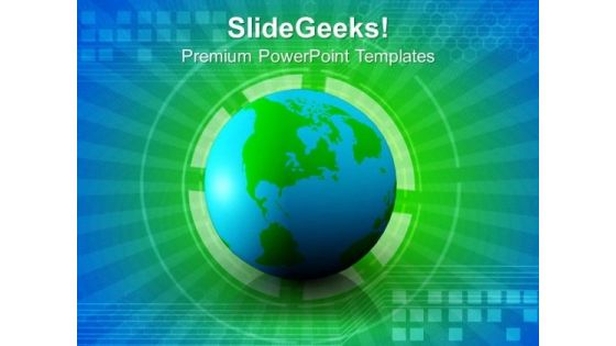 Earth Globe PowerPoint Templates And PowerPoint Themes 0812