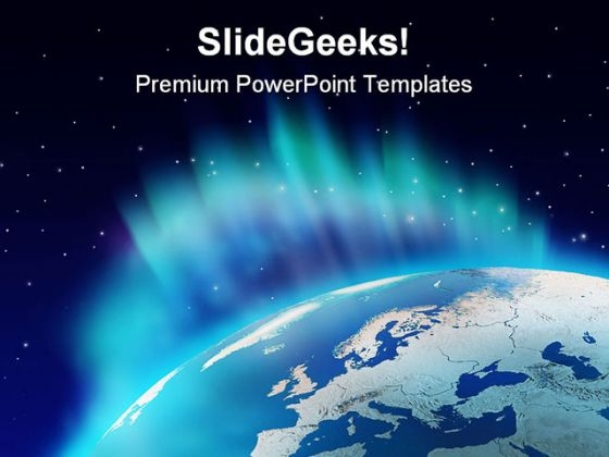 Earth Planet Geographical PowerPoint Backgrounds And Templates 0111