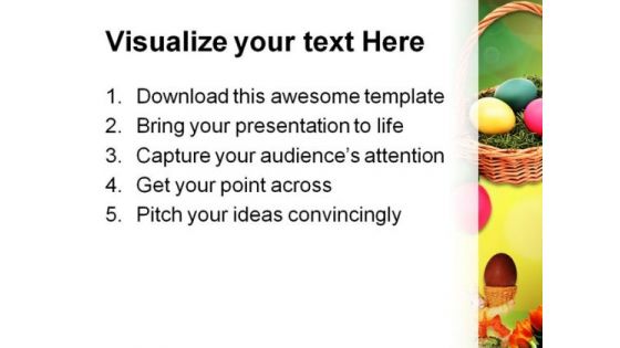 Easter Basket Holidays PowerPoint Themes And PowerPoint Slides 0211
