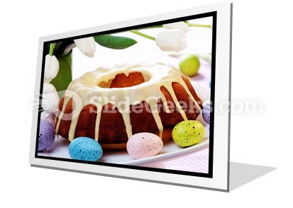 Easter Cake PowerPoint Icon F