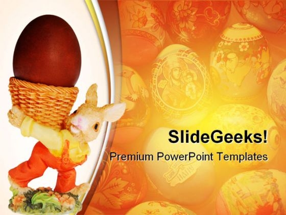 Easter Egg Festival PowerPoint Themes And PowerPoint Slides 0611