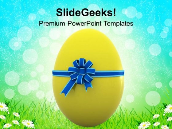 Easter Egg For Someone Special PowerPoint Templates Ppt Backgrounds For Slides 0313