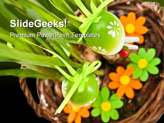 Easter Eggs Christmas PowerPoint Templates And PowerPoint Backgrounds 0111