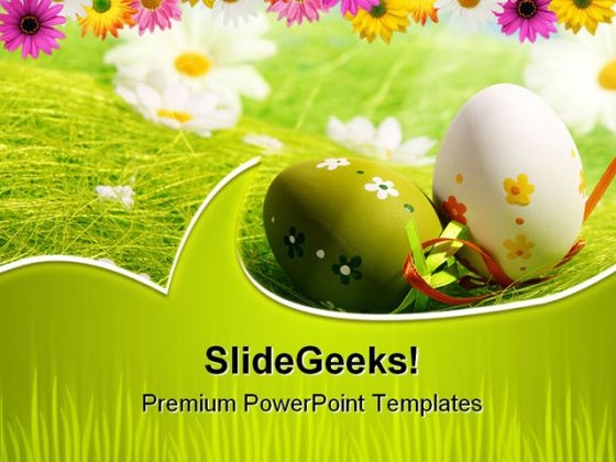 Easter Eggs Festival PowerPoint Backgrounds And Templates 0111