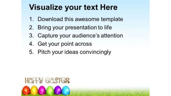 Easter Eggs For Easter Day Celebration PowerPoint Templates Ppt Backgrounds For Slides 0313