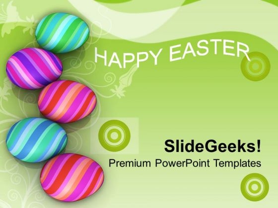 Easter Eggs Symbols Of New Life PowerPoint Templates Ppt Backgrounds For Slides 0313
