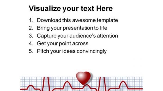 Ecg Science PowerPoint Template 0610