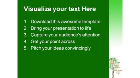 Ecology Environmental Nature PowerPoint Themes And PowerPoint Slides 0811