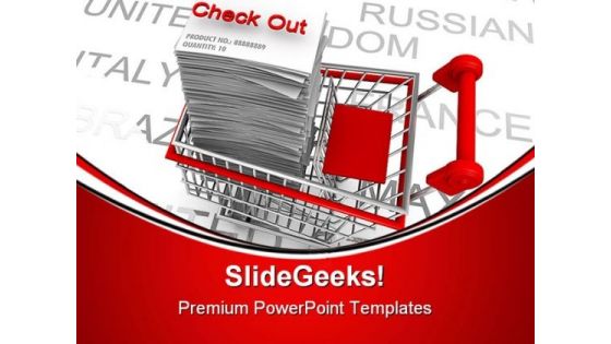 Ecommerce Concept Shopping Sales PowerPoint Templates And PowerPoint Backgrounds 0311