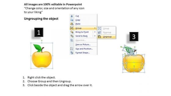 Editable Apple Clipart Slides