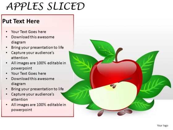 Editable Apple PowerPoint Graphic Slide