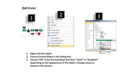 Editable Flow Chart Template For PowerPoint Presentations