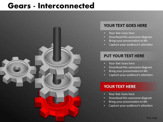 Editable Gears PowerPoint Ppt Templates
