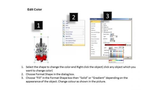 Editable Gears PowerPoint Ppt Templates