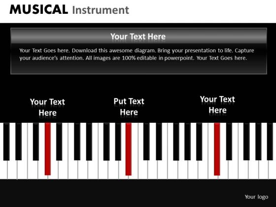 Editable Keyboard Piano PowerPoint Slides Ppt Templates Download