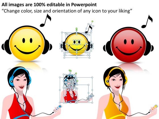 Editable Music Image Icons PowerPoint Ppt Templates