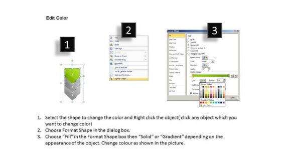 Editable Ppt Arrow 3 Stages 1 Time Management PowerPoint 2 Graphic