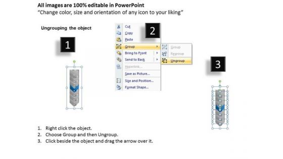 Editable Ppt Background Arrow 7 Stages 1 Project Management PowerPoint 5 Image