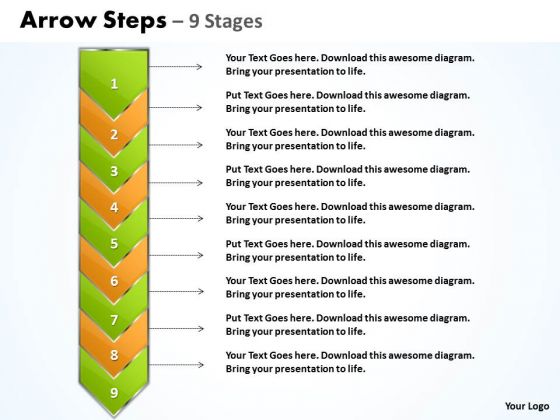 Editable Ppt Template Arrow 9 Power Point Stage Communication Skills PowerPoint 1 Graphic