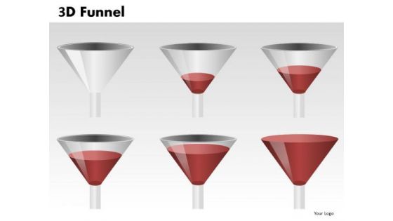 Editable Ppt Templates 3d Funnel Diagram Stages PowerPoint Slides