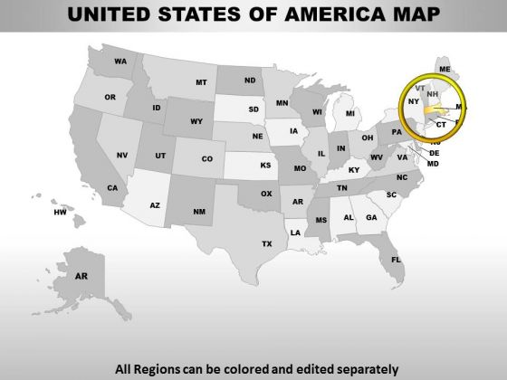 Editable Usa Massachusetts State PowerPoint Maps