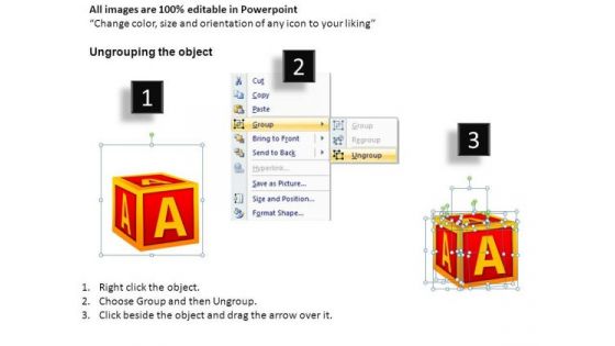 Education Alphabets Blocks Clipart Graphics Images For Ppt Slides