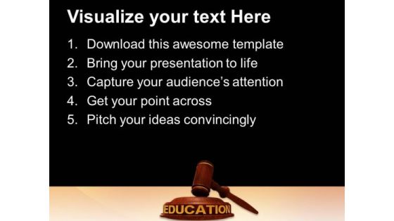 Education Law PowerPoint Templates And PowerPoint Themes 0912