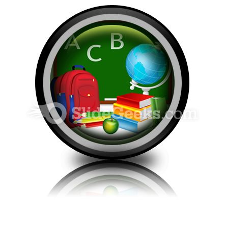 Education PowerPoint Icon Cc