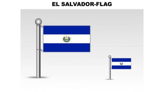 El Salvador Country PowerPoint Flags