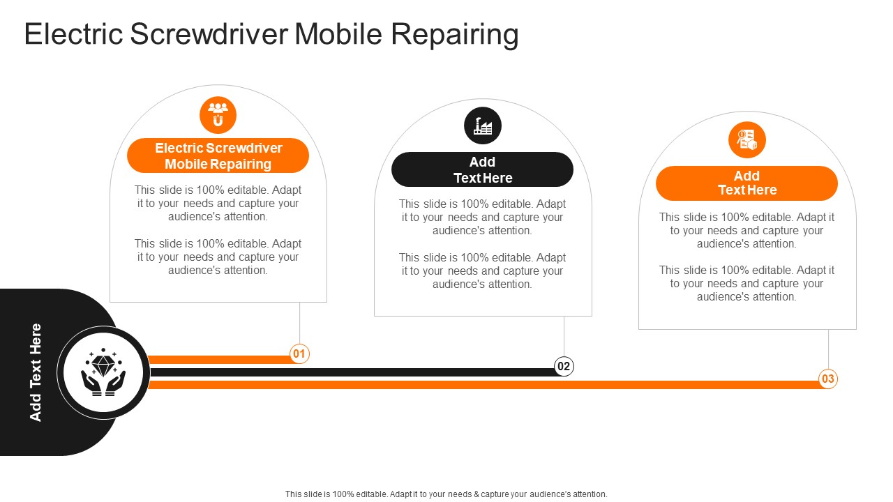 Electric Screwdriver Mobile Repairing In Powerpoint And Google Slides Cpb