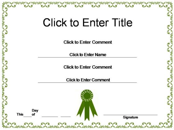 Employee Recognition Certificate PowerPoint Templates