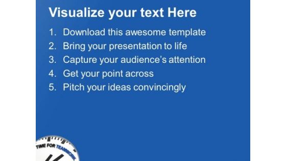 Encourage For Togetherness Teamwork PowerPoint Templates Ppt Backgrounds For Slides 0513