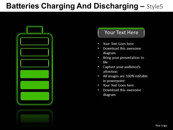 Energy Batteries Charging 5 PowerPoint Slides And Ppt Diagram Templates