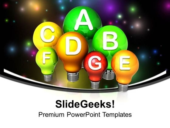 Energy Efficiency Concept Nature PowerPoint Templates Ppt Backgrounds For Slides 0113