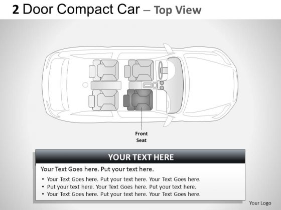 Engine 2 Door Blue Car Top PowerPoint Slides And Ppt Diagram Templates