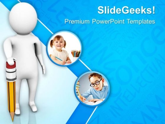 Enjoy Drawing With Pencil PowerPoint Templates Ppt Backgrounds For Slides 0813
