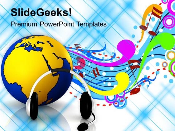 Enjoy International Music PowerPoint Templates Ppt Backgrounds For Slides 0613