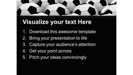 Enjoy World Cup Football PowerPoint Templates Ppt Backgrounds For Slides 0513