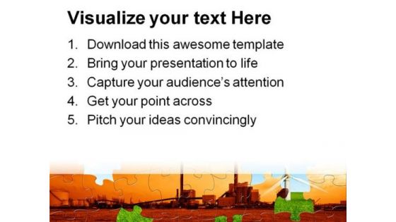 Environmental Puzzle Nature PowerPoint Themes And PowerPoint Slides 0311