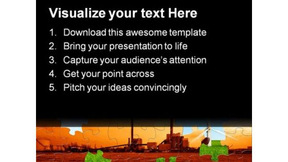 Environmental Puzzle Nature PowerPoint Themes And PowerPoint Slides 0311
