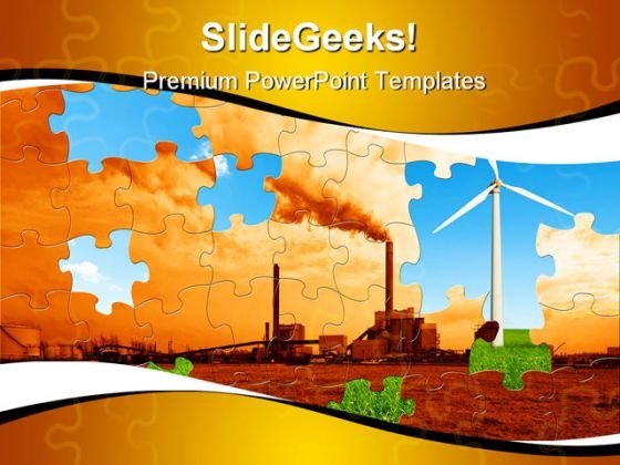 Environmental Puzzle Nature PowerPoint Themes And PowerPoint Slides 0311