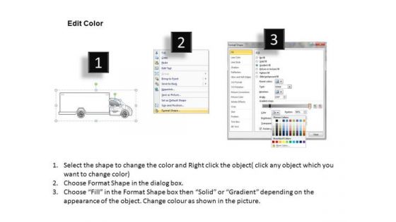 Equipment Yellow Truck PowerPoint Slides And Ppt Diagram Templates