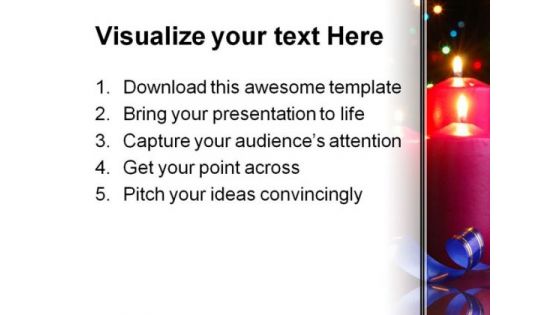 Evening Christmas PowerPoint Template 0610