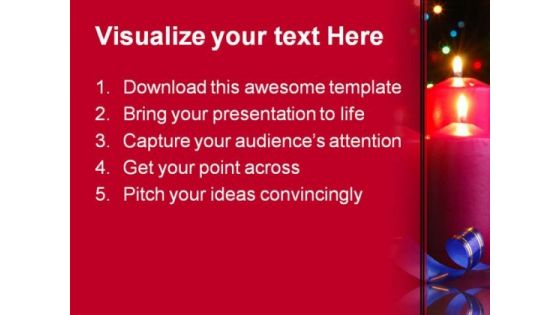 Evening Christmas PowerPoint Template 0610