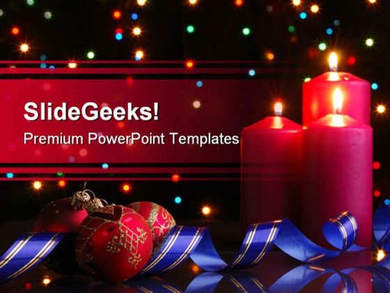Evening Christmas PowerPoint Template 0610