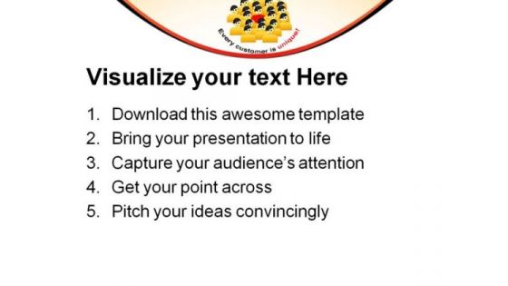 Every Customer Is Unique Leadership PowerPoint Templates And PowerPoint Backgrounds 0311